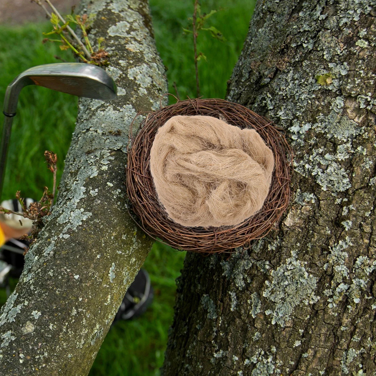 

2Pcs Nesting Material for Birds Hummingbird Parakeet Sparrow Nest Filler DIY Birdhouse Bedding Comfortable Secure