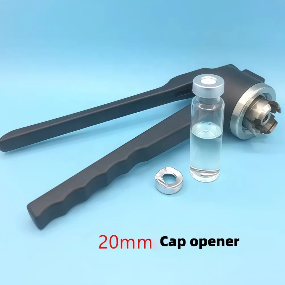 Stainless Steel Manual Vial Decrimper and  Capping Machine for Pharmaceutical Glass Bottles Smooth Closure and Open