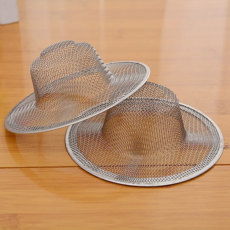Coladores de fregadero de baño de acero inoxidable, colador de drenaje para fregadero de cocina, recogedor de pelo para ducha, accesorios de cocina, 2 uds.