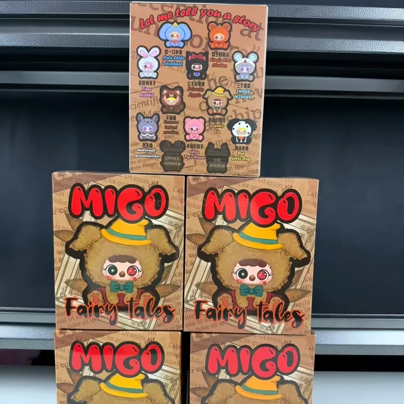 Migo Original New Migo Fairy Tales Series Plush Blind Box Vinyl Face Doll Toy Collectible Trendy Room Car Decor Cute Kids Gifts - view 5