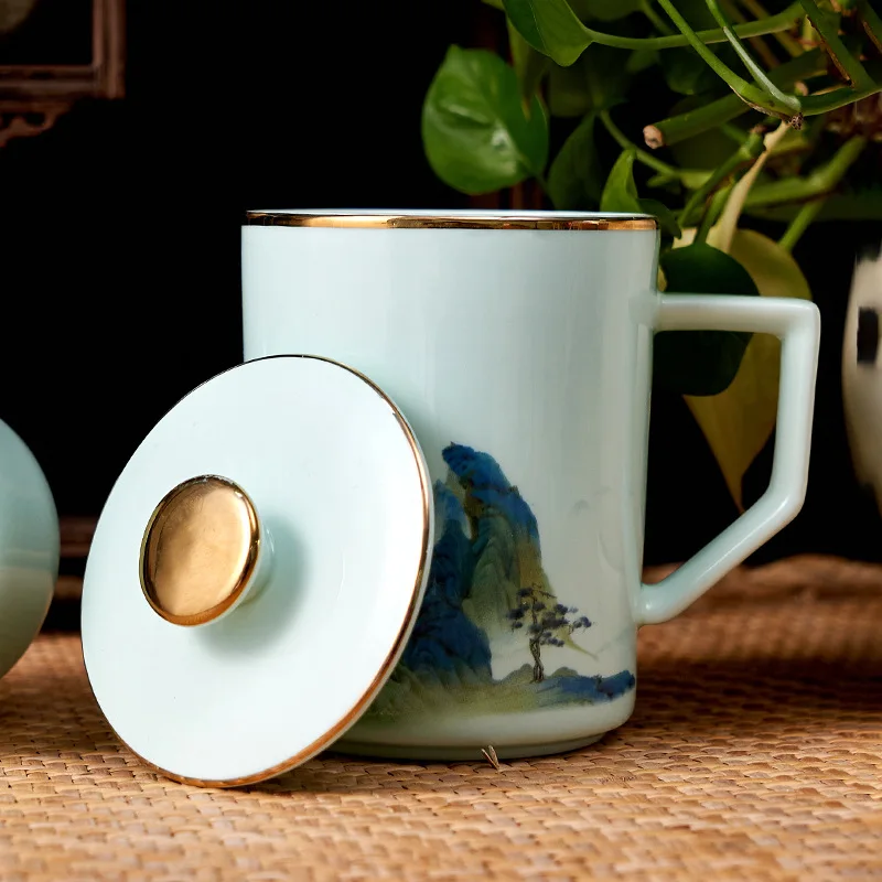 

Bone China office and meeting new Chinese-style tea cups, household ceramic cups