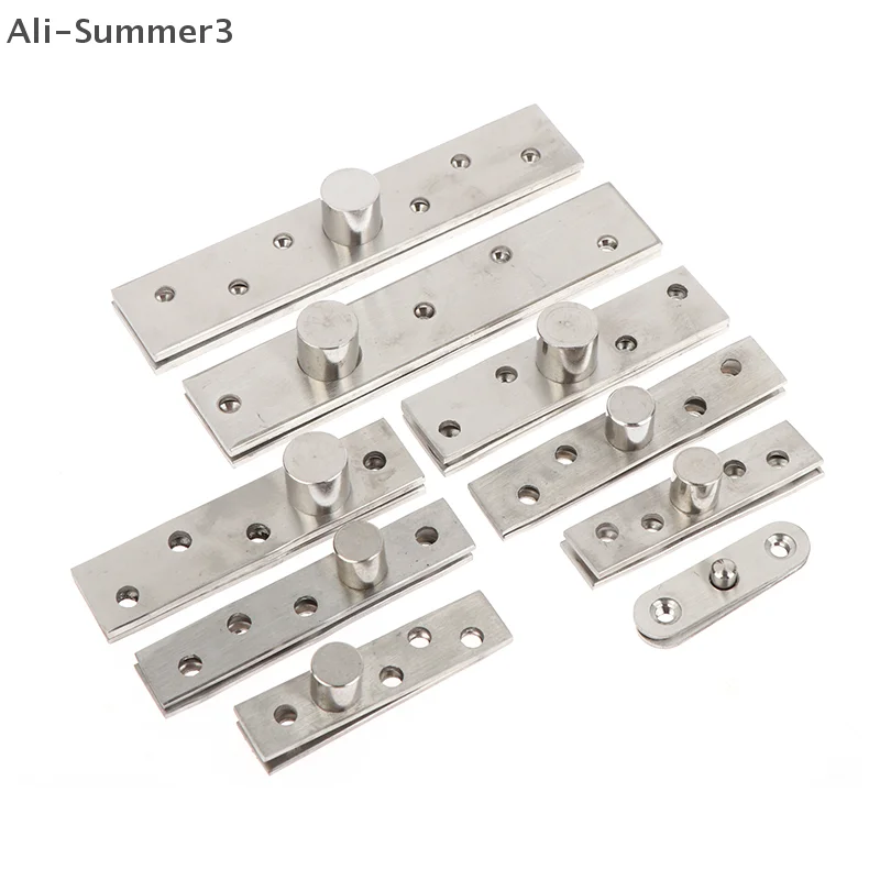 (YY) 1 قطعة 2025 جديد 75 مللي متر-150 مللي متر الباب محور المفصلي الفولاذ المقاوم للصدأ صعودا وهبوطا موقع رمح الثقيلة دوران 360 درجة