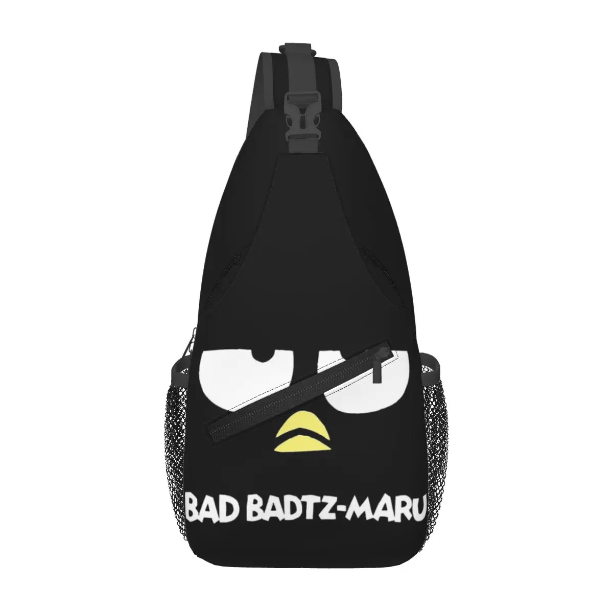 

Custom Bad Badtz Maru Face Shoulder Crossbody Chest Backpack Women Men Shoulder Chest Bags Sling Bag for Traveling Hiking Bags