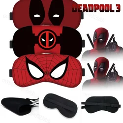 New Deadpool Spider Man Creative Eye Mask Blindfolds Sleep Travel Nap Lightproof Mask Fashion Trendy Children Fans Birthday Gift