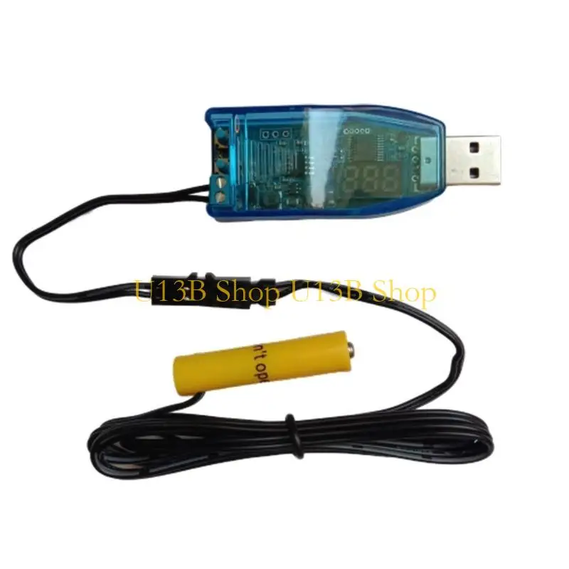 U13B Reuse USB to 1V-24V Adjustable AAA/LR03/AM4 Battery Replace 1-8pcs Batteries for Toy LED Lamp Game