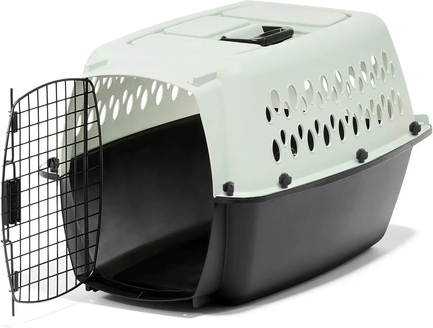 

Airline-Approved Pet Carrier for Small Dogs 15-20 lbs, Durable Plastic Kennel with Easy-Clean Design, Ideal for Home and Travel