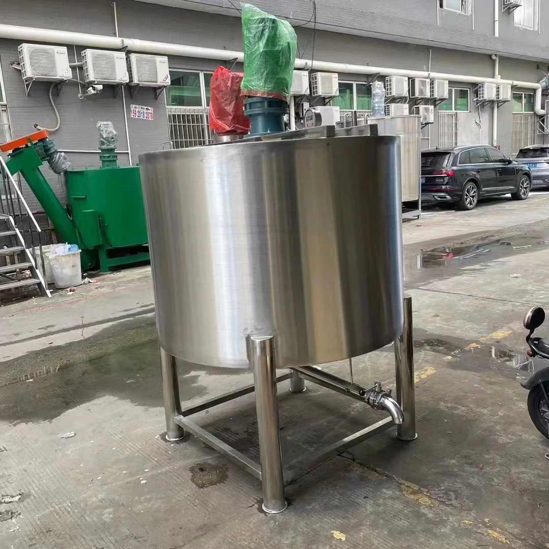 Factory customization automatic 100L 1000L 1500L peanut butter chili sauce paste jam liquid blender mix storage tank machine