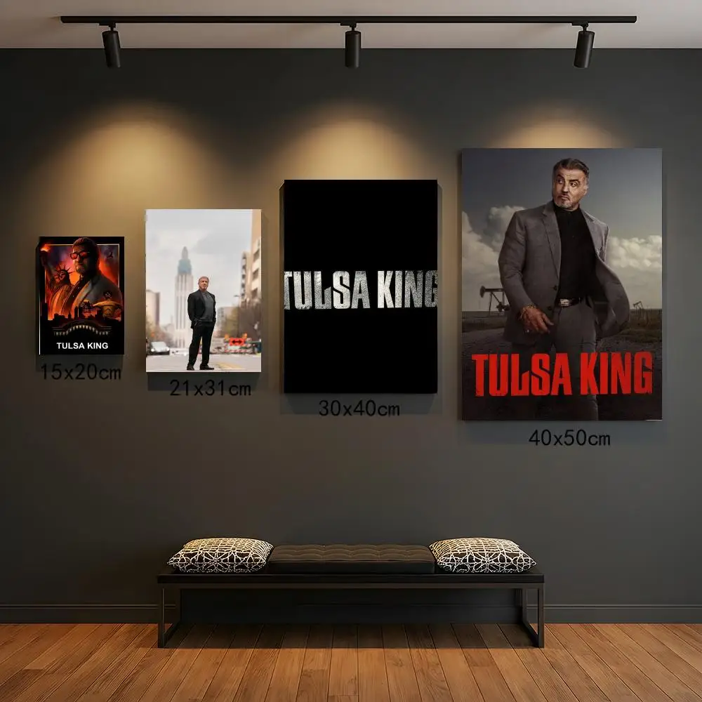 tv series T-Tulsa King-G Poster Peel and Stick Wall Art for Cafe Office Bar and Home Decoration