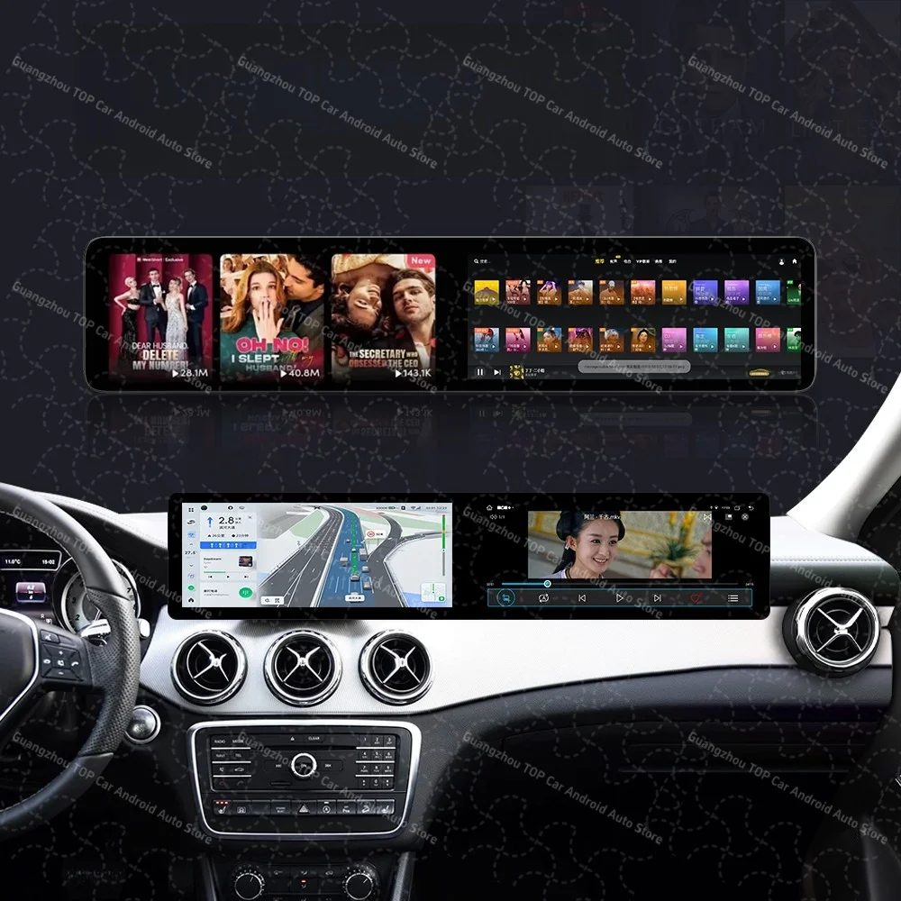 Android 13 Car Radio For Mercedes Benz A class CLA/GLA/W176/CLA-C117/GLA-X156 2013~2018 Multimedia Video Player GPS Auto Carplay