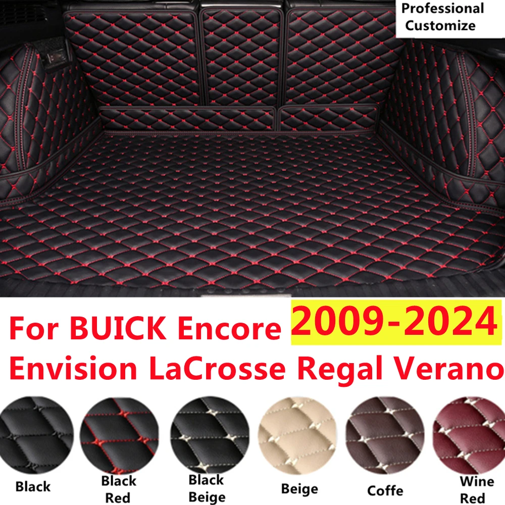 

SJ Full Set XPE Car Trunk Mat Fit For Buick Envision Encore Regal Verano LaCrosse 2024 2023-2009 Tail Boot Tray Liner Rear Cargo