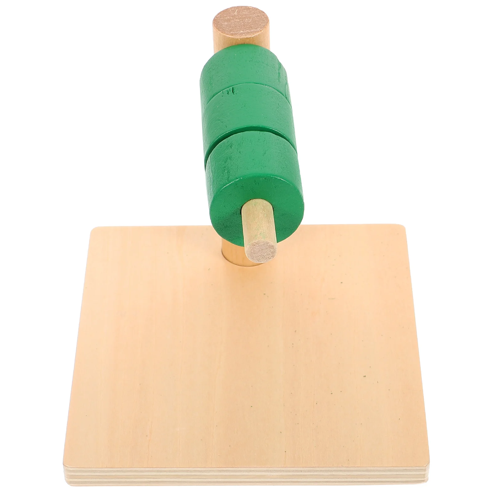 أقراص مونتيسوري على لعبة أفقية تراص حلقات سحب لعبة خشبية تعليمية آمنة للأطفال اللعب الحسي الوالدين والطفل