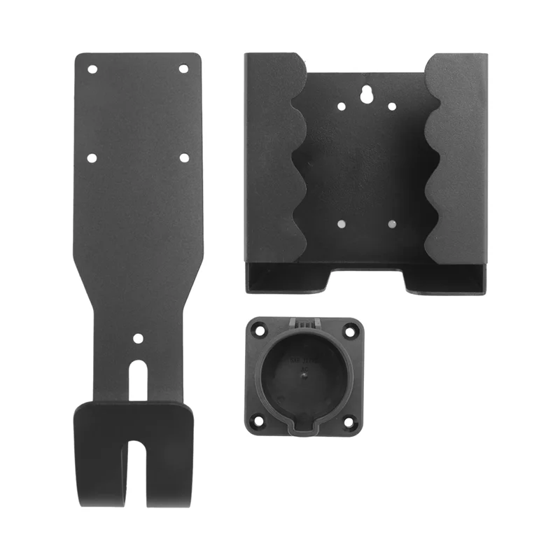 AY03-1 مجموعة حامل شاحن EV، حامل كابل شاحن السيارة الكهربائية، حامل صندوق الشحن، موصل السيارة الكهربائية المثبت على الحائط