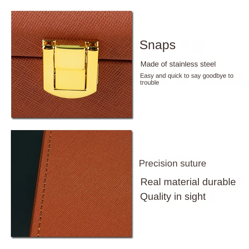 Blue brown high-quality watch/strap integrated storage box compatible with multiple materials/styles strap PU collection box