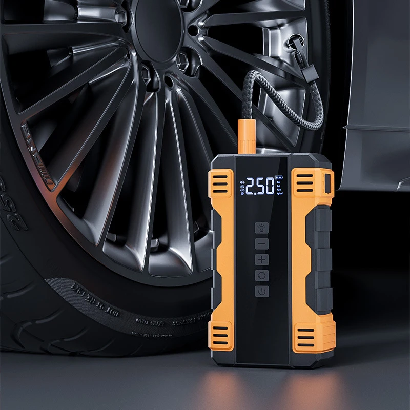 SUITU 2-in-1 Car Jump Starter with Air Pump Portable Battery Booster Digital Tire Inflator for Car Truck Motorcycle - Image 4