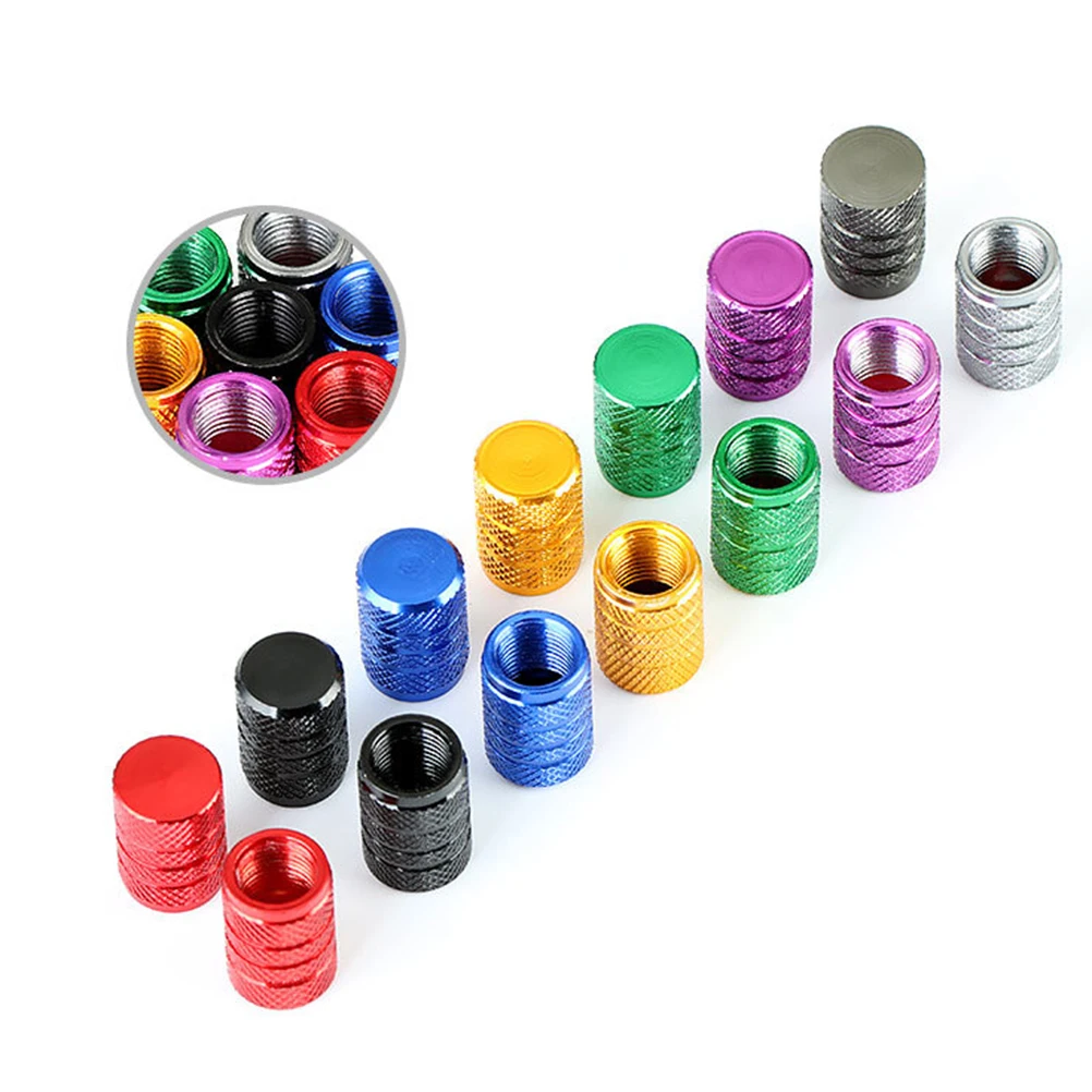 

40 Pcs Cover Tire Stem Cap Car Tire Screw Dust Cover Tires Screw Rim Dust Proof Lightweight Bike Truck