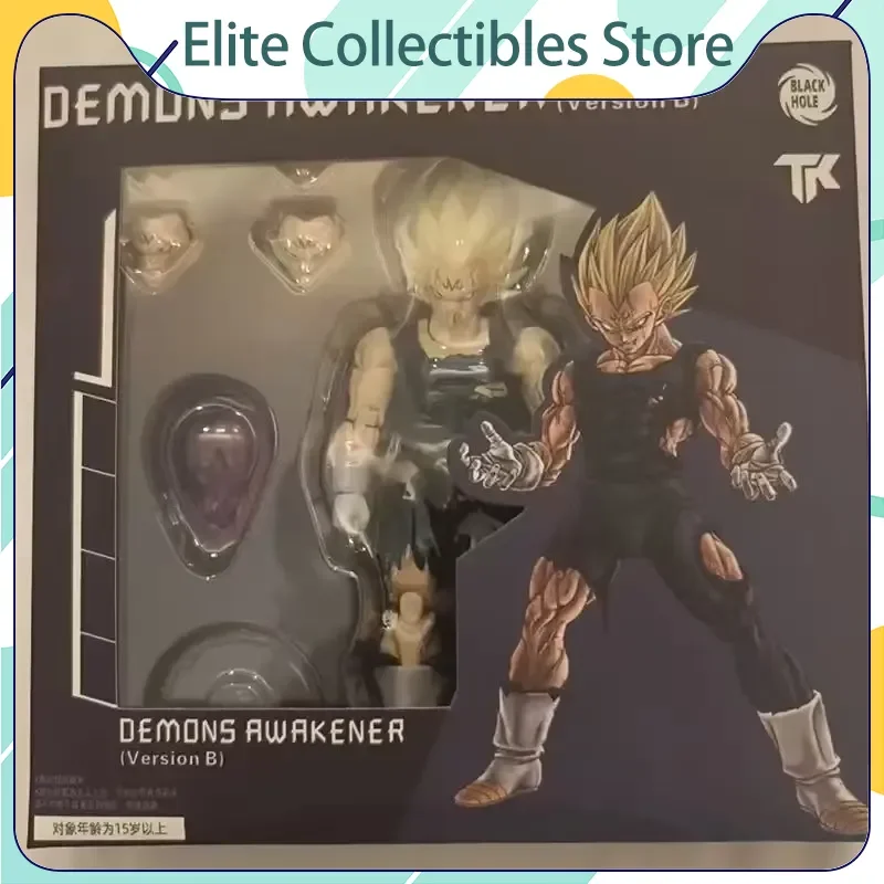 

New Black Hole Toys & Tk Anime Dragon Ball Shf Super Saiyan Ssj Majin Vegeta Battle Damage Full Power Action Figures Models Toys