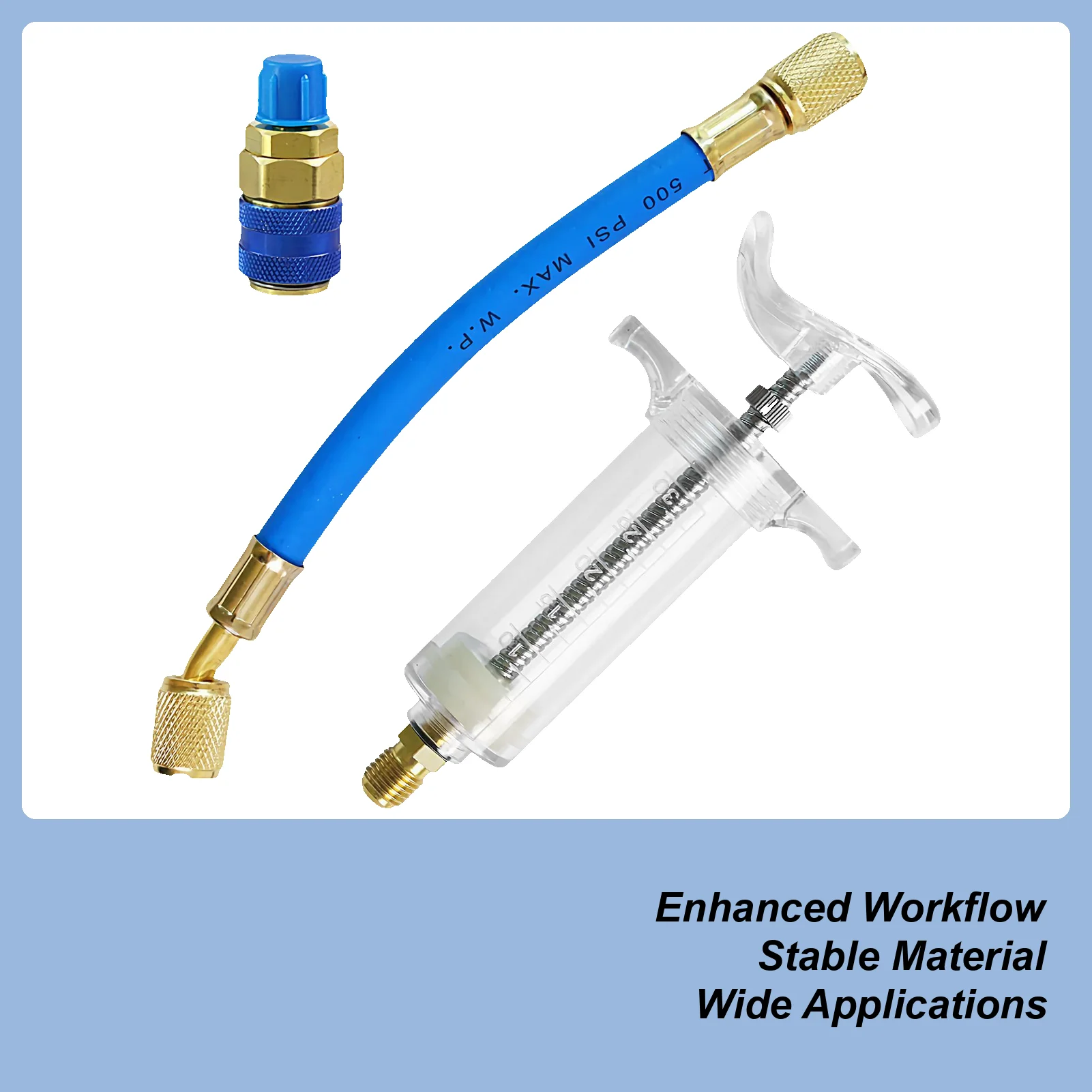 

AC Oil Injector Automobile Refrigeration Oil Filler Multifunctional Refrigeration Liquid Injector For Marine Automotive Truck