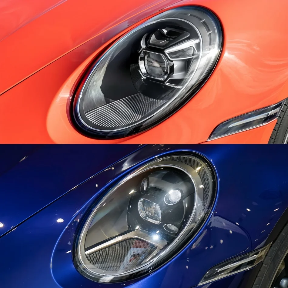 For Porsche 911 991 992 2019 2020 2021 2022 2023 Car Gadgets Front Headlight Cover Replace The Original Lampshade