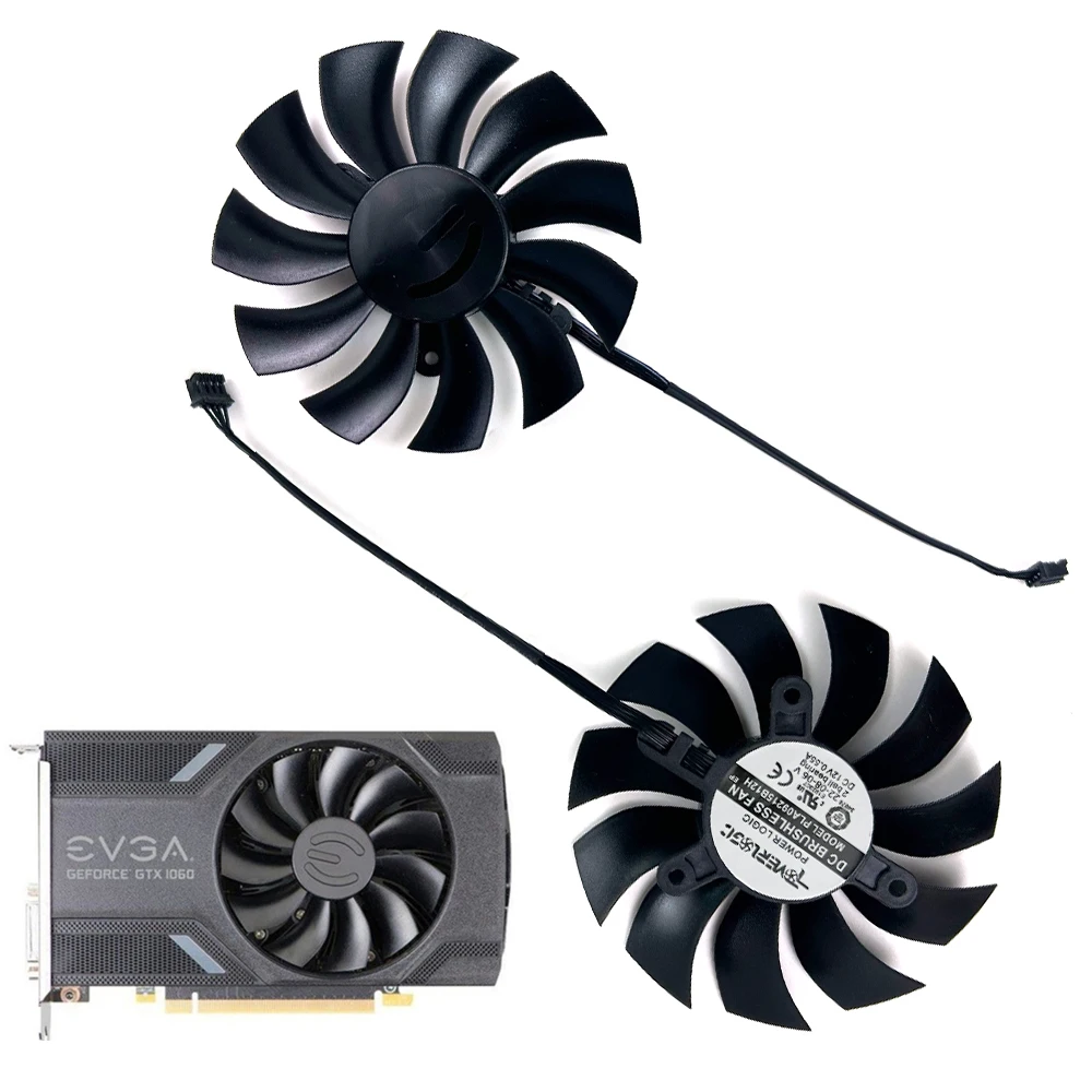 NEW Cooling Fan 87mm PLA09215B12H 4pin DC 12V GTX 1060 GPU FAN For EVGA EVGA GTX 960 950 1060 SC GAMING ITX VGA Cooler