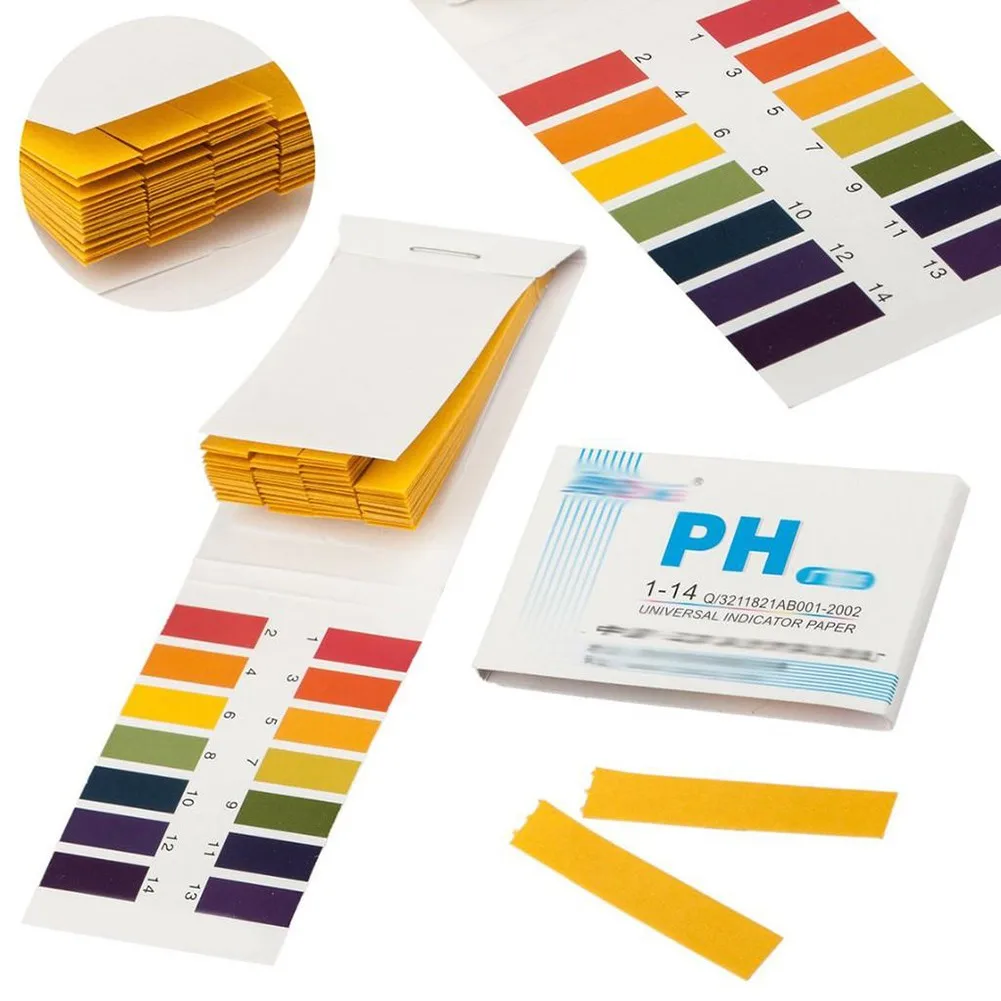 PH Meters Indicator Test Strips 1-14 Paper Litmus Tester Measurement Analysis PH Tester Strips Swimming Pool Test Strip