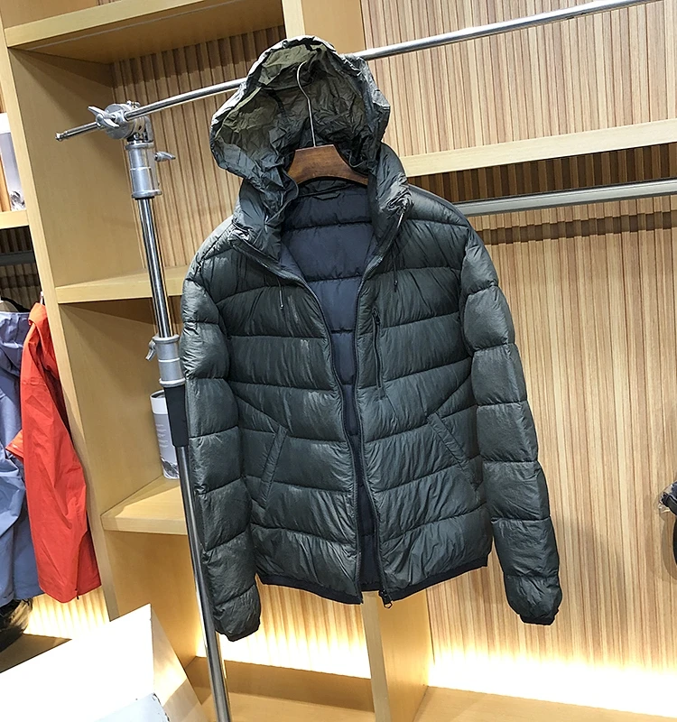 Thiened hiver nouveaux hommes pain Jaet vers le bas Alternative coton rembourré manteau chaud col montant coupe ajustée longueur régulière