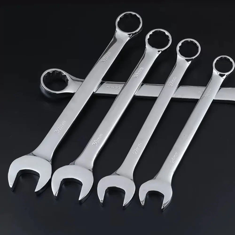 Hand Tool 6-32mm Combination Wrench Chrome Vanadium Steel Opened Ring Open Box End Wrench Metric Repair Wrench Car Repair