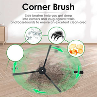 ABVJ-Vacuum Replacement Parts For Vactidy Nimble T7 T8 Robot Vacuum Cleaner Main Brush Side Brush Filter Mop Cloth Set