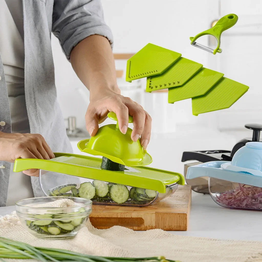 Vegetable Cutter Kitchen Accessories Slicer Cutter Tomato Dicer Fruit Chopper Potato Peeler Carrot Cheese Grater Kitchen Tool