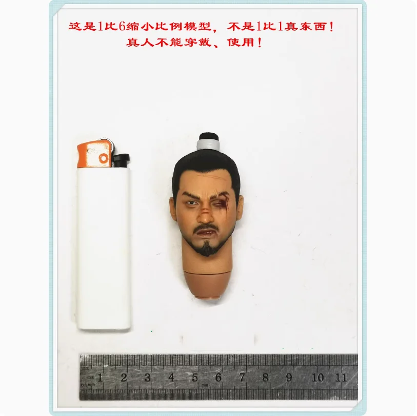 

KLG-R023 1/6 Male Soldier Head Carving Hair Bun Hollow Step Boots Cloth Shoes Model For 12'' Action Figure Body In Stock