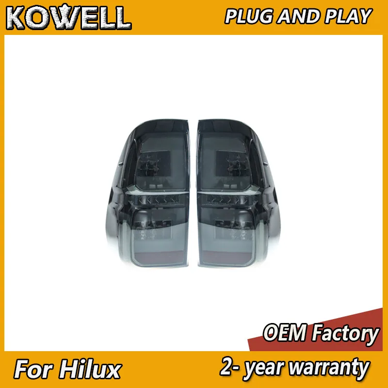 Car Styling for Toyota Hilux Taillights 2004-2014 Hilux Revo Tail Light Vigo Tail Lamp Rear DRL Fog Brake Reversing Turn Signal