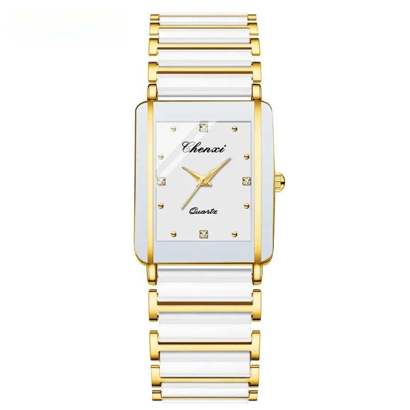 Marke Männer Frauen Liebhaber Keramik lässig einzigartige Quarz Armbanduhr billige Damen uhr Relogio Feminino Montre Femme