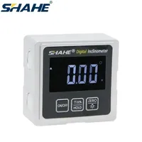 SHAHE 3-side Magnetic Digital Level Electronic Angle Finder Protractor Inclinometer Bevel Gauge With Magnets Backlight