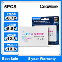 CeaMere 2.5 SSD 5PCS 480GB 512GB 1TB 120GB 128GB 240GB 256GB Free Custom Logo Computer Solid State Hard Disk Internal Hard Drive