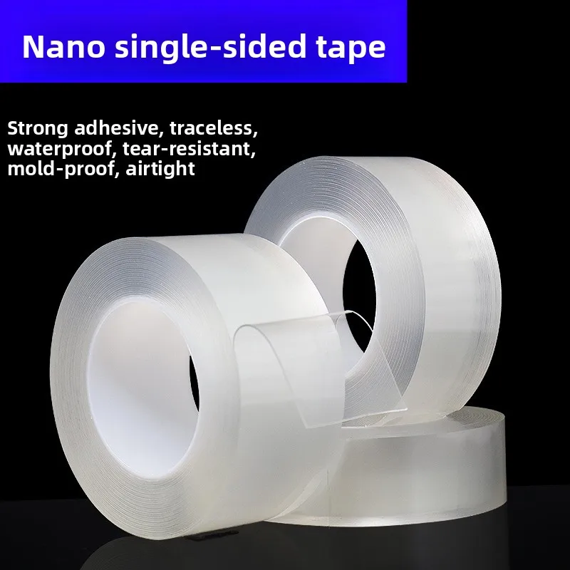 Transparent Nano Acrylic Single-Sided Thickened Adhesive Tape No Trace Water And Mold Resistant Tape for Women's T-Shirts
