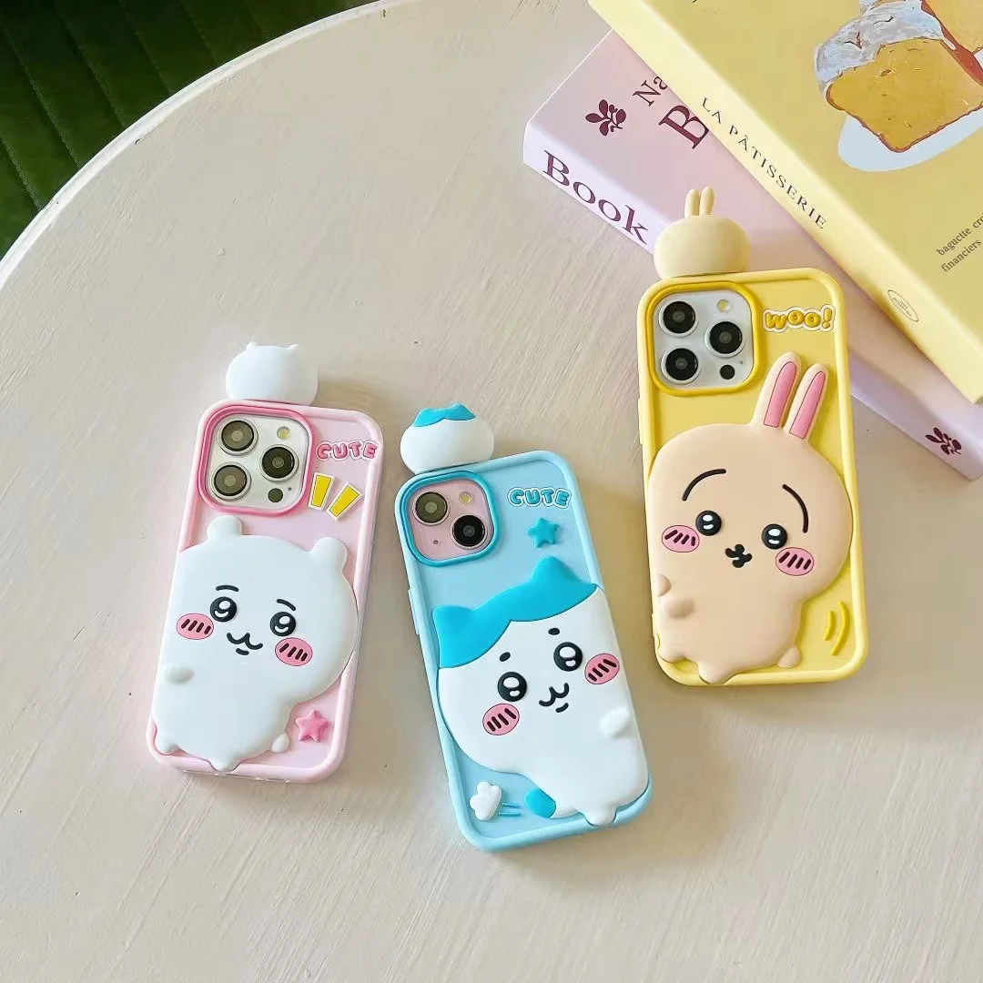 

Милый и интересный подарочный чехол для телефона Chiikawa Hachiware Usagi Kawaii Apple 16-12 Party baby