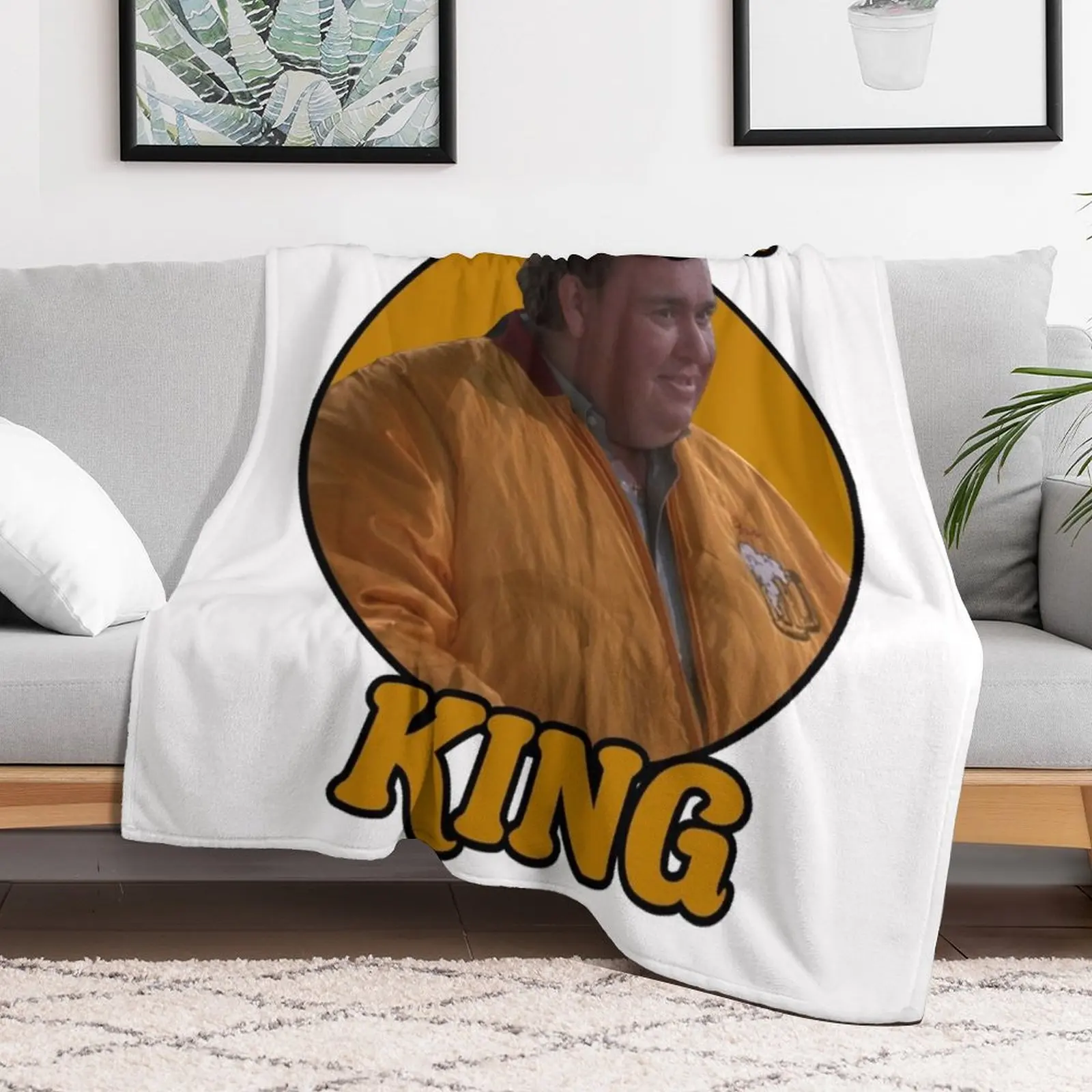 John Candy is Gus Polinski Throw Blanket Custom Hairy Summer Baby Blankets