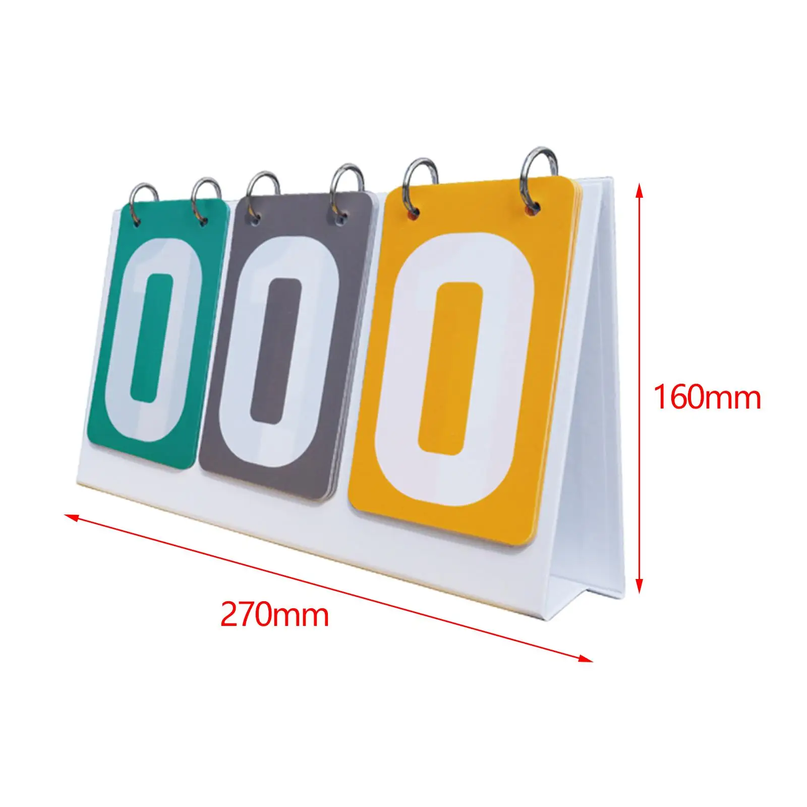 Marcador deportivo de mesa de 3 dígitos para pelota de tenis de baloncesto