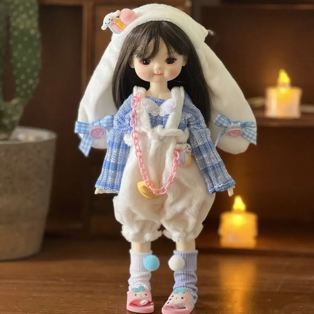 Toy Accessories BJD Doll's Clothes Toy Clothes 3D Eyes Simulated Eye Hinge Doll Dress 1/6 BJD Dress Up Removable Joints Doll