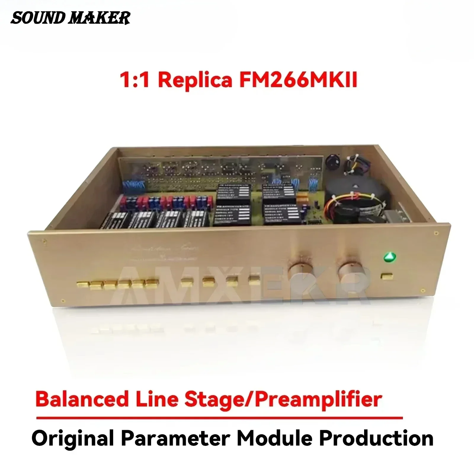 

Sound Maker-Reference Switzerland FM266MKII Circuit Class A Fully Balanced Hifi Preamplifier audio amplifier