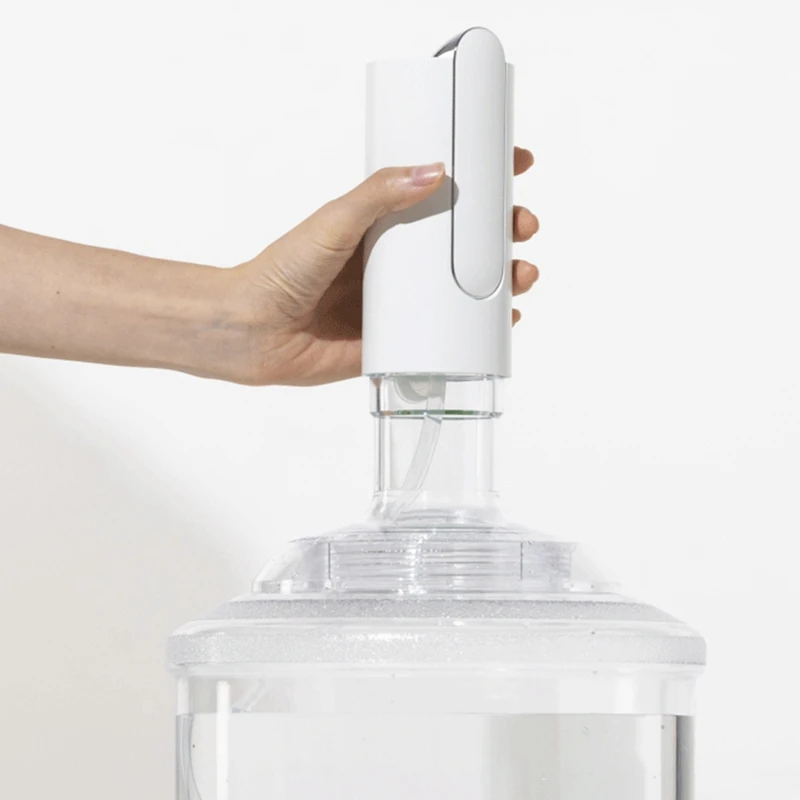 Bomba de botella de agua plegable, dispensador automático USB, Control de botón, dispensador de agua eléctrico portátil para el hogar