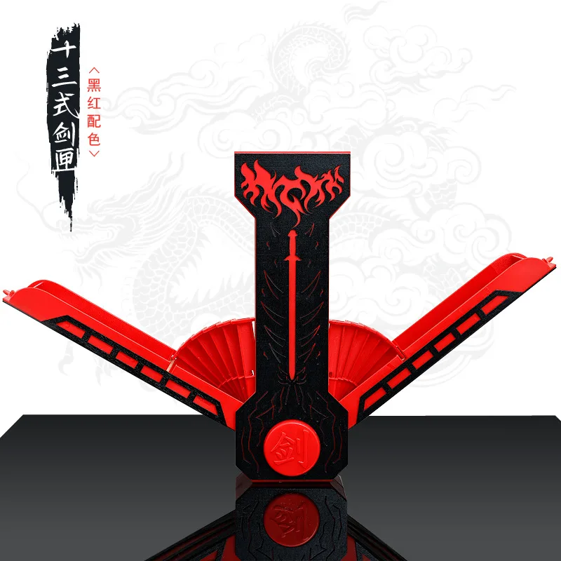 29cm Sword Case Game Peripheral Metal Ancient Weapon Model Collection Box Decoration Props Ornament Crafts Collection Gifts Toys