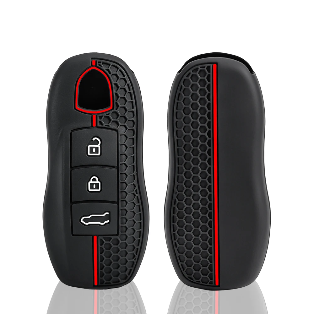 1Pc Silicone Car Remote Key Case for Porsche Cayenne 958 911 Lepin 996 Macan Boxster Panamera 997 944 924 Panamera 718 971 9YA