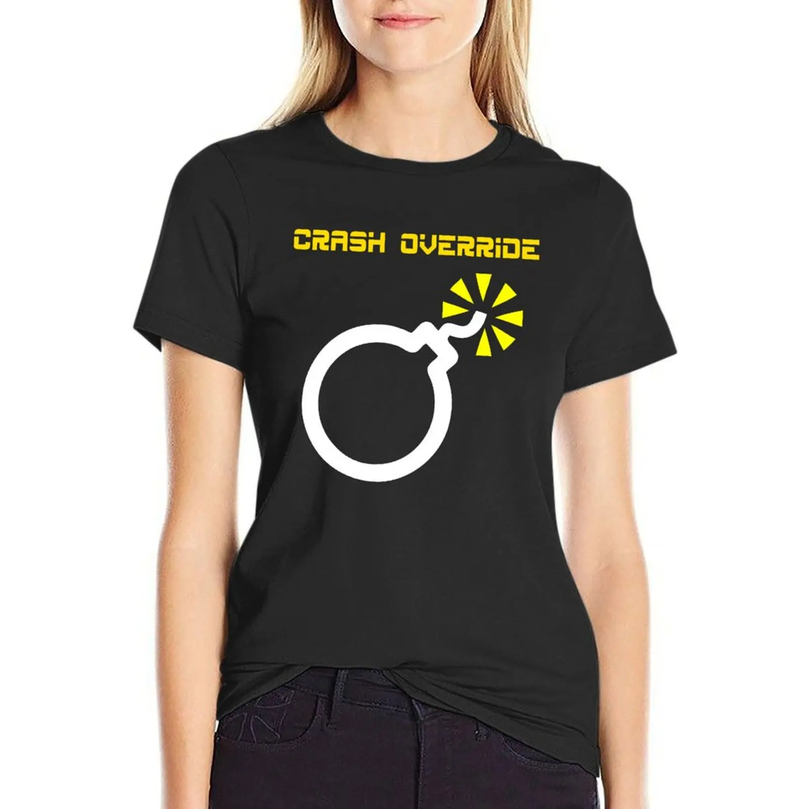 

Crash Override T-Shirt cute clothes sublime oversized t shirt dress Women