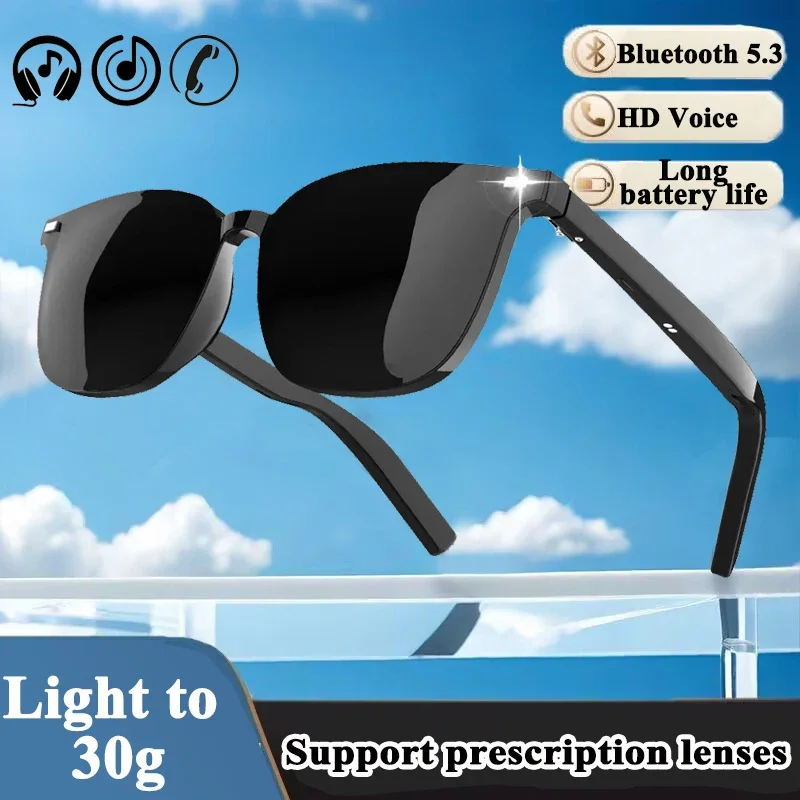 

Smart Glasses Bluetooth Call Voice Assistant Listen Music Glasses Smart Sports Polarized Sunglasses Anti-Blue Eyeglasses music