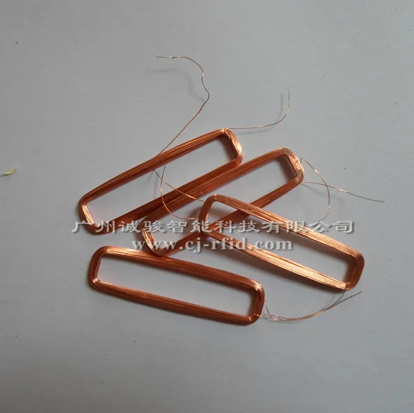 125KHZ Card Reader Hollow Antenna Low-frequency Card Reader ID Self-adhesive Coil Square 6 * 35