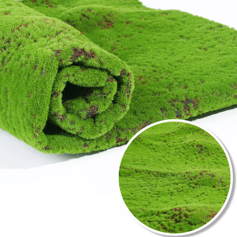 50/100cm 11Styles Artificial Grass Rug Fake Moss Lawn Garden Landscape Turf Roll Festival Wedding Decoration Mat Carpet