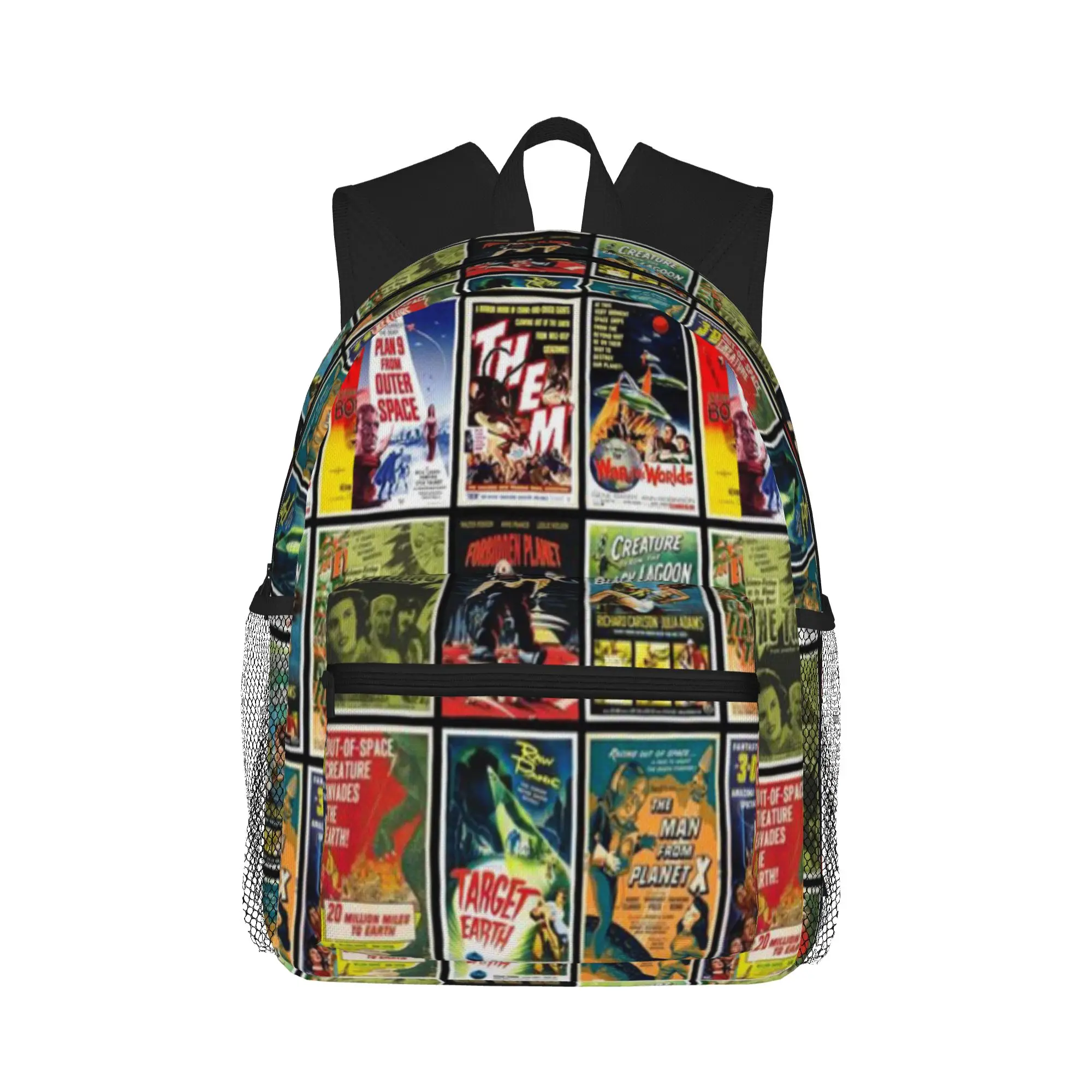 

Classic Science Fiction Movie Posters Casual Backpack for Students and Adults Backpacks for women