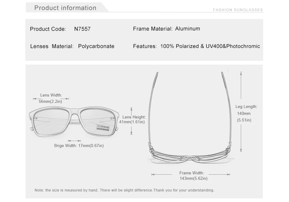 Kingseven neue Sonnenbrille für Männer polarisierte uv400 Augenschutz Linse Nachtsicht brille Damen accessoires Vintage Brillen – Detail 2