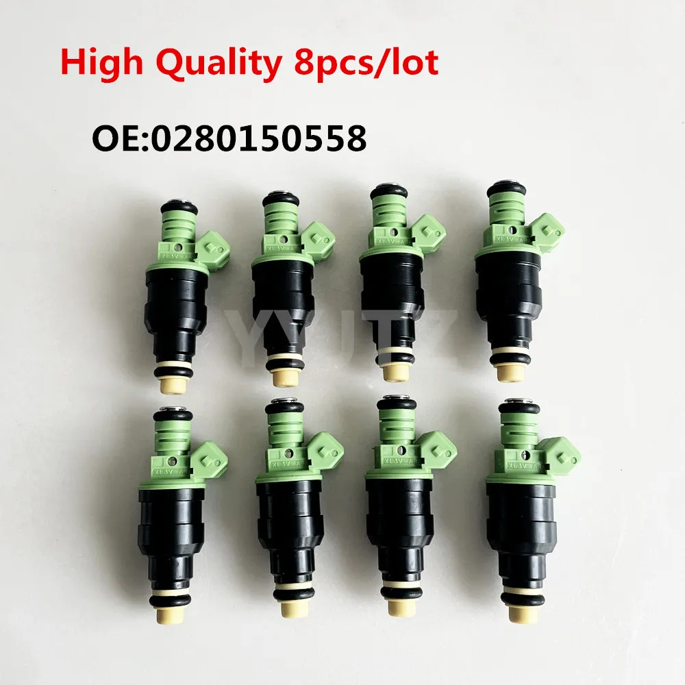 

8pcs/lot 0280150558 Top Racing fuel injector Engine For EV1 Volvo v w For Audi GMC Chevrolet Dodge 440cc/min TURBO 42 LB/HR