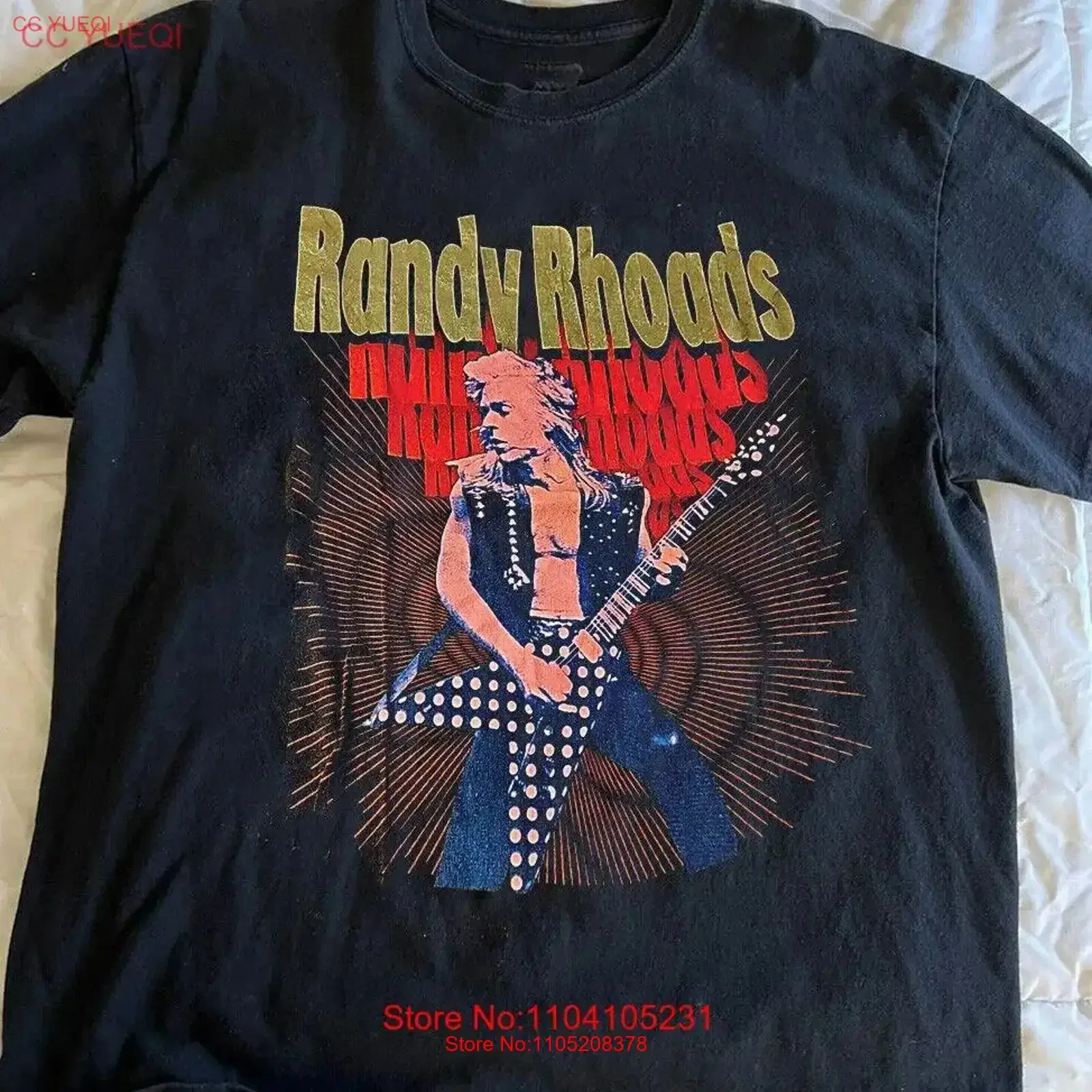 

Новая футболка Randy Rhoads For Fans S 5XL B06_51 винтажный стираный повседневный мужской топ для повседневной носки, растянутый, удобный, слегка